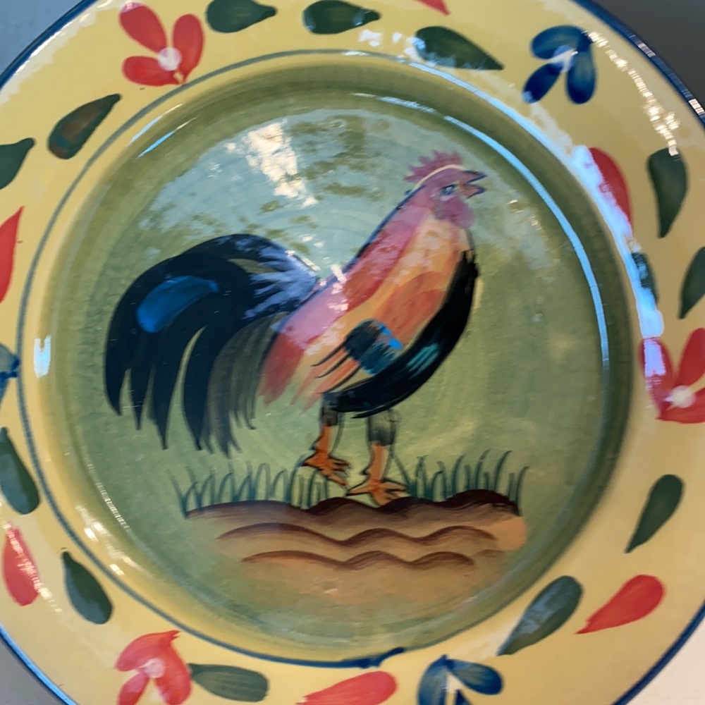 8 inch Rooster plate - Picture 2 of 4